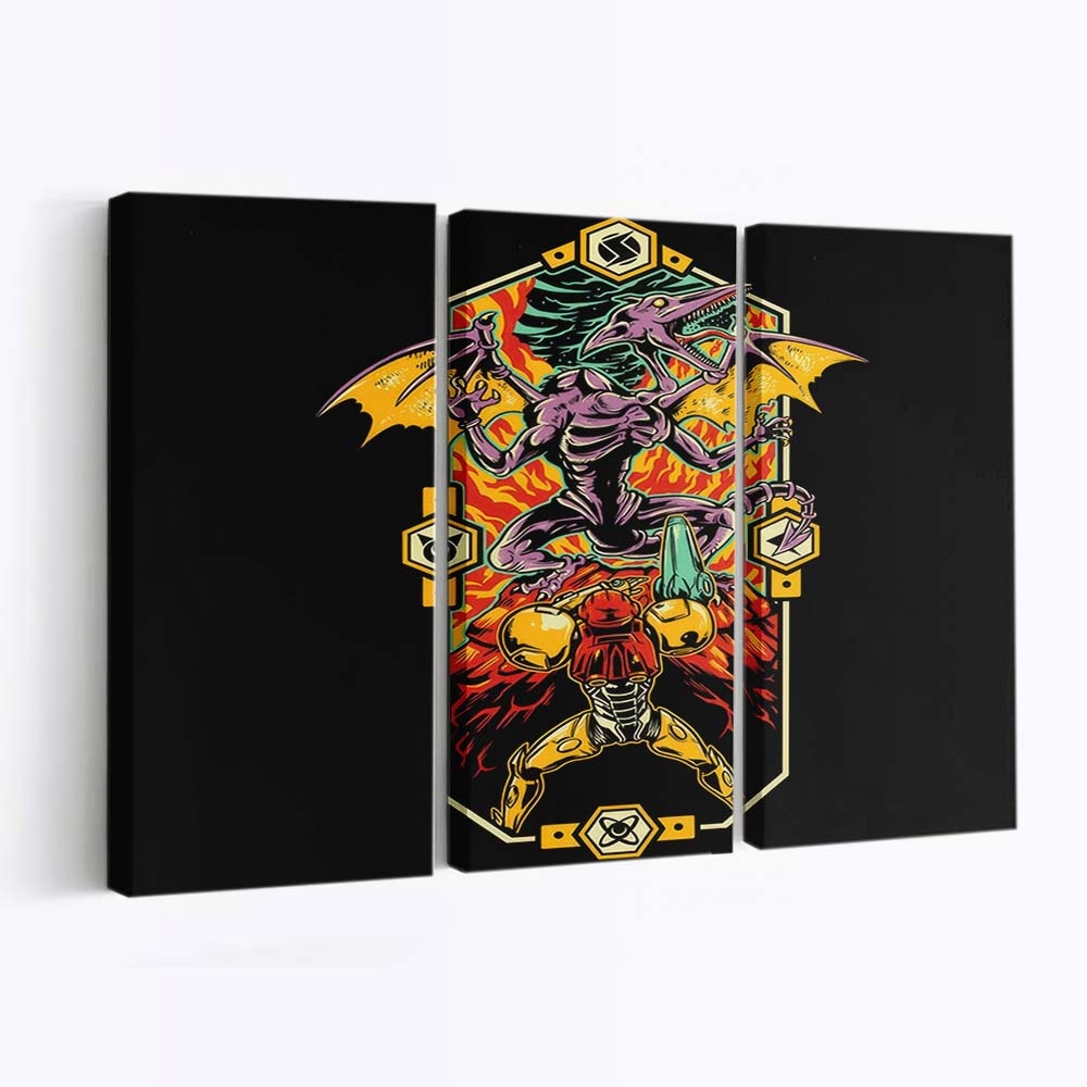 Episch Super Metroid Leinwandbilder - Wanddeko epic super metroid standard v2