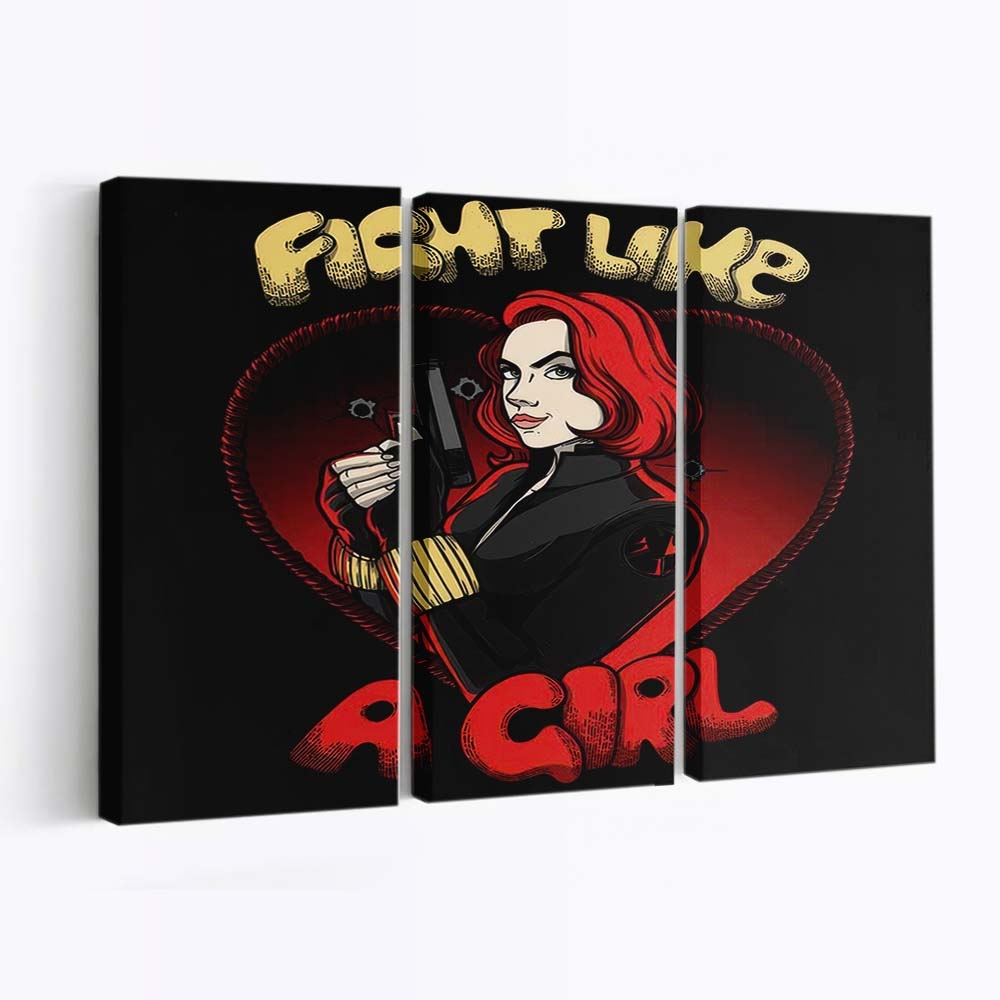 Kämpfe wie eine Witwe Leinwandbilder - Wanddeko fight like a widow standard v2