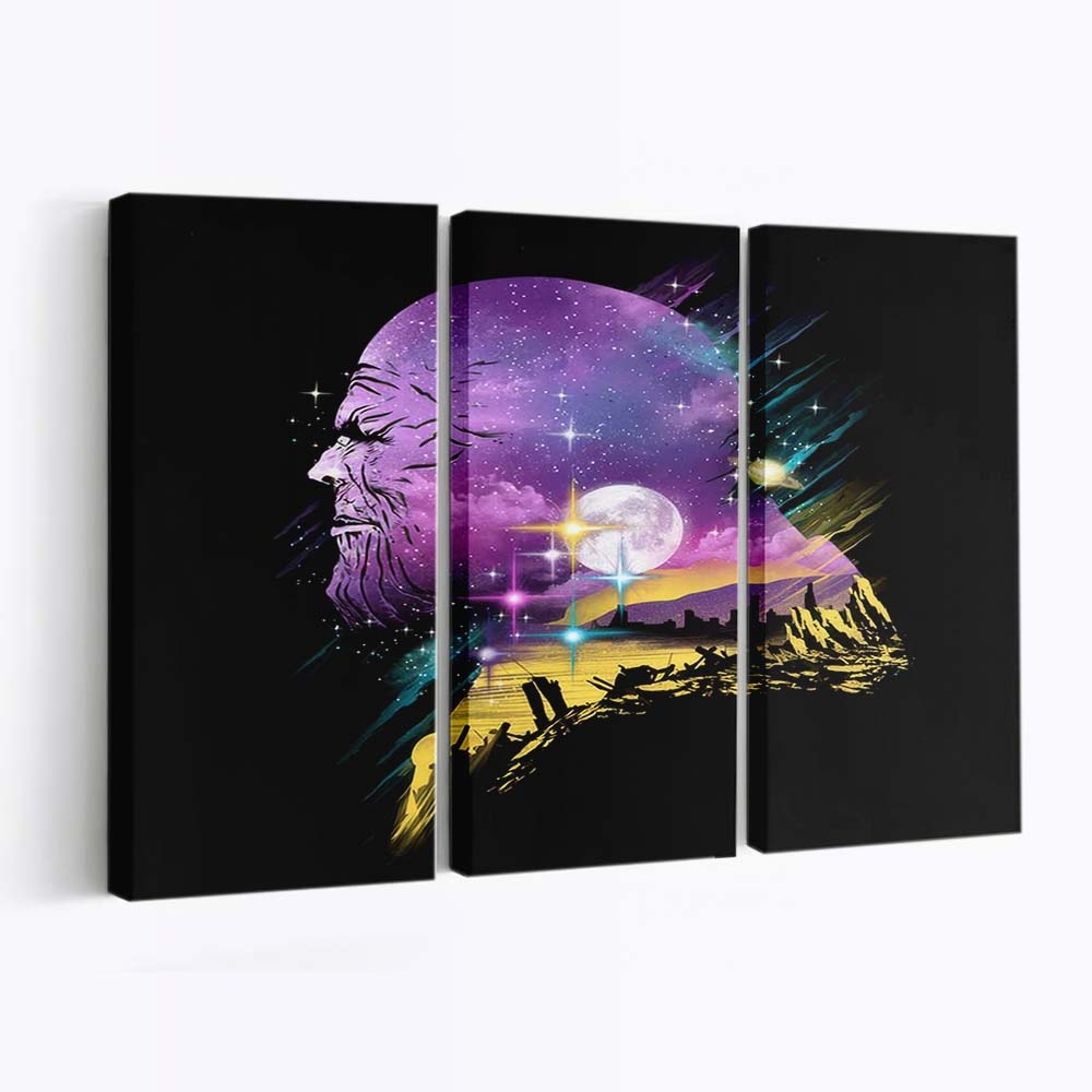 Galaktischer Titan Leinwandbilder - Wanddeko galactic titan standard v2