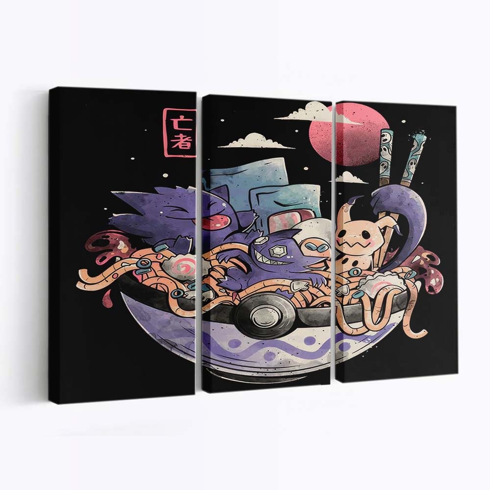 Geister-Schale Leinwandbilder - Wanddeko ghost bowl standard v2