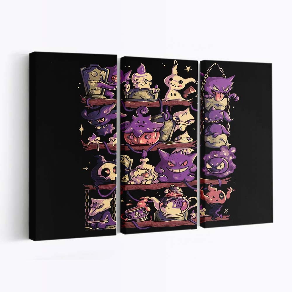 Gespenst Regal Leinwandbilder - Wanddeko ghost shelf standard v2