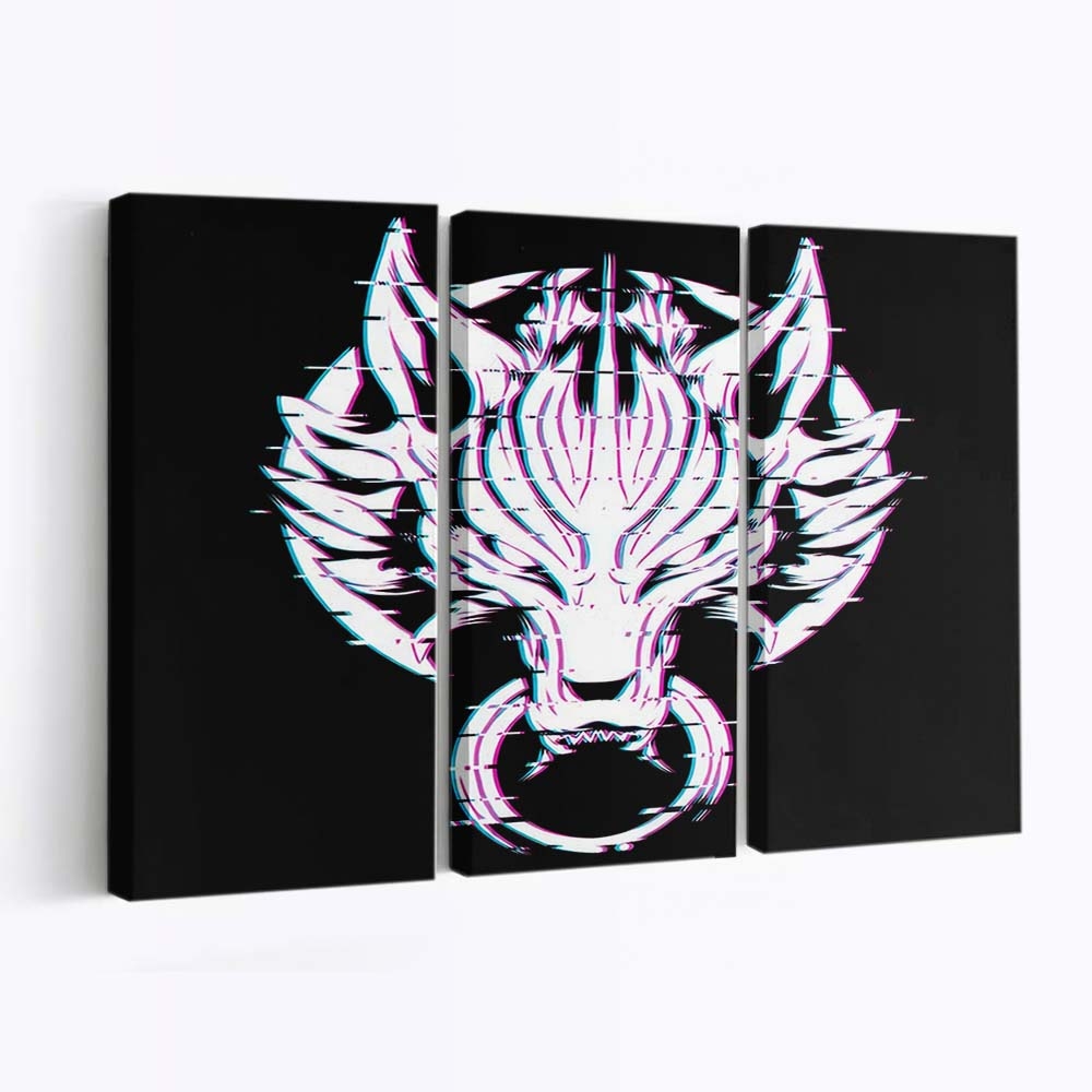 Glitch-Fantasie Leinwandbilder - Wanddeko glitch fantasy standard v2