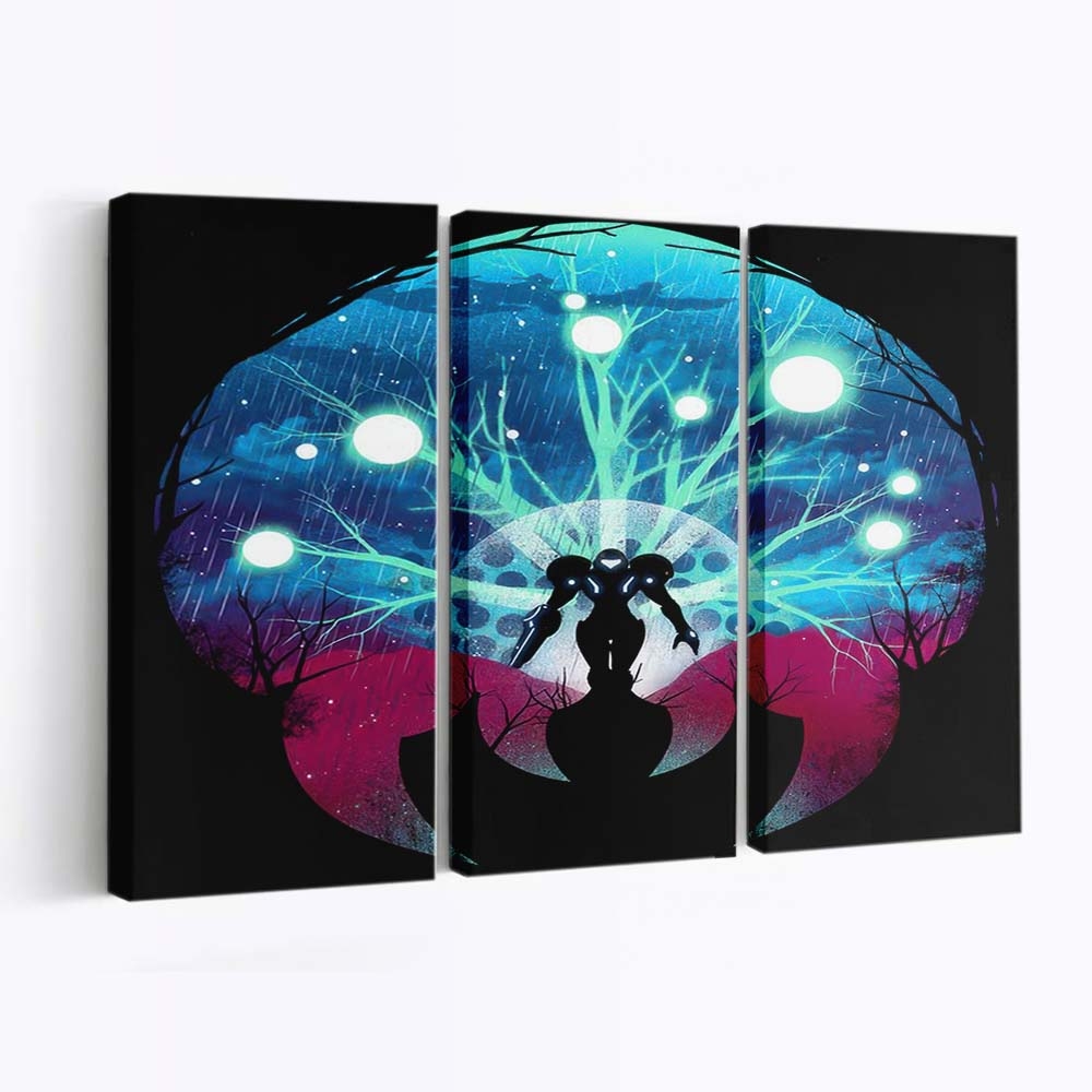 Glühendes Grauen Leinwandbilder - Wanddeko glowing dread standard v2