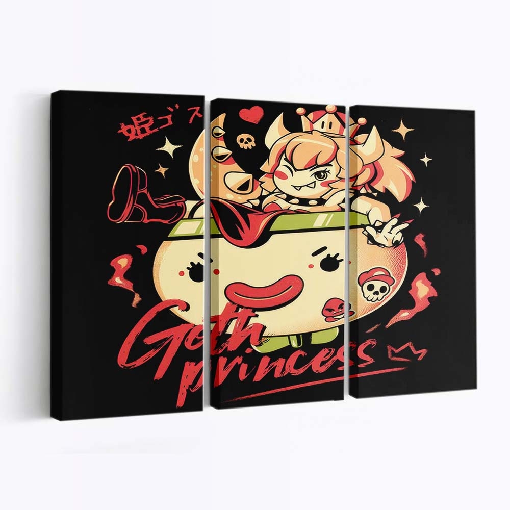 Goth Prinzessin Leinwandbilder - Wanddeko goth princess standard v2