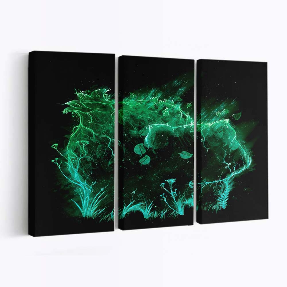 Gras-Typ Leinwandbilder - Wanddeko grass type standard v2