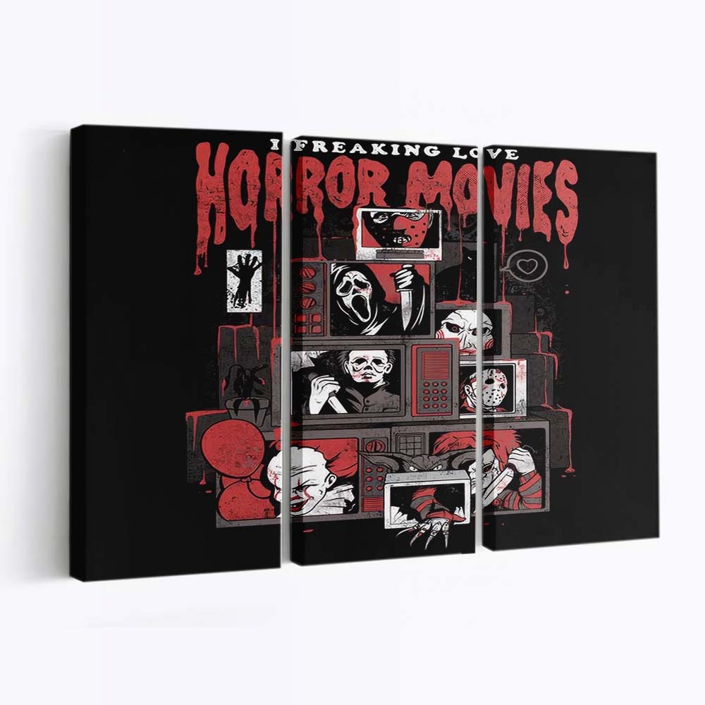 Horror Liebe Leinwandbilder - Wanddeko horror love standard v2
