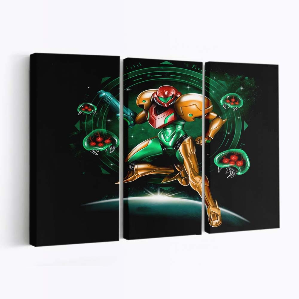 Jagd im Weltraum Leinwandbilder - Wanddeko hunting in space standard v2