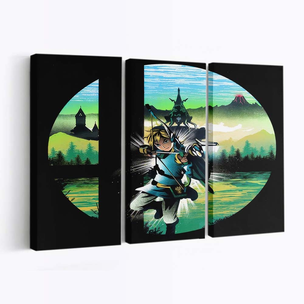 Hylianische Zerschlagung Leinwandbilder - Wanddeko hylian smash standard v2