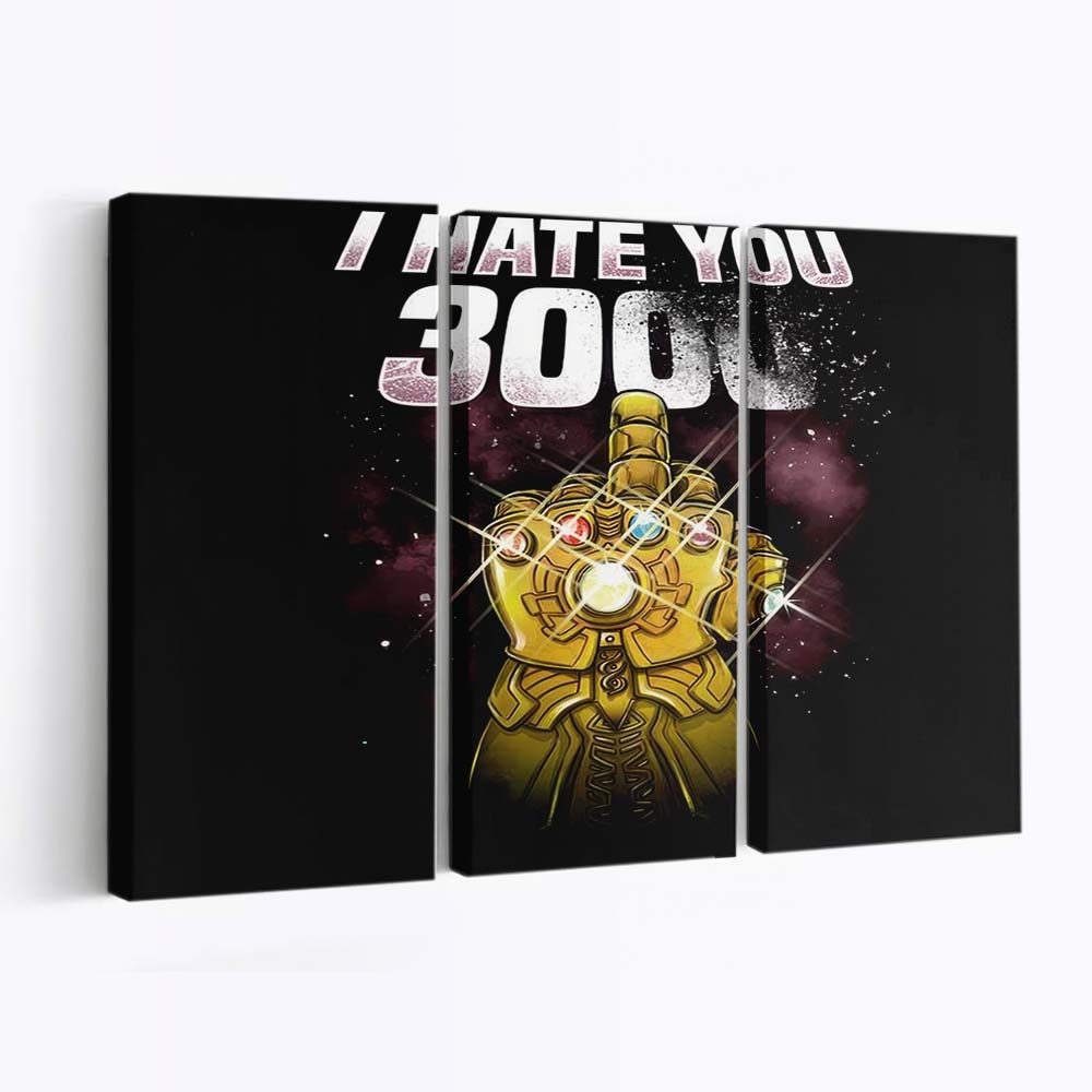 Ich hasse dich 3000 Leinwandbilder - Wanddeko i hate you 3000 standard v2