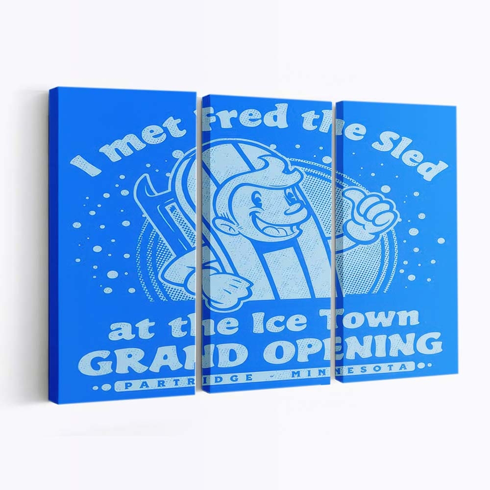 Ich traf Fred Leinwandbilder - Wanddeko i met fred standard v2