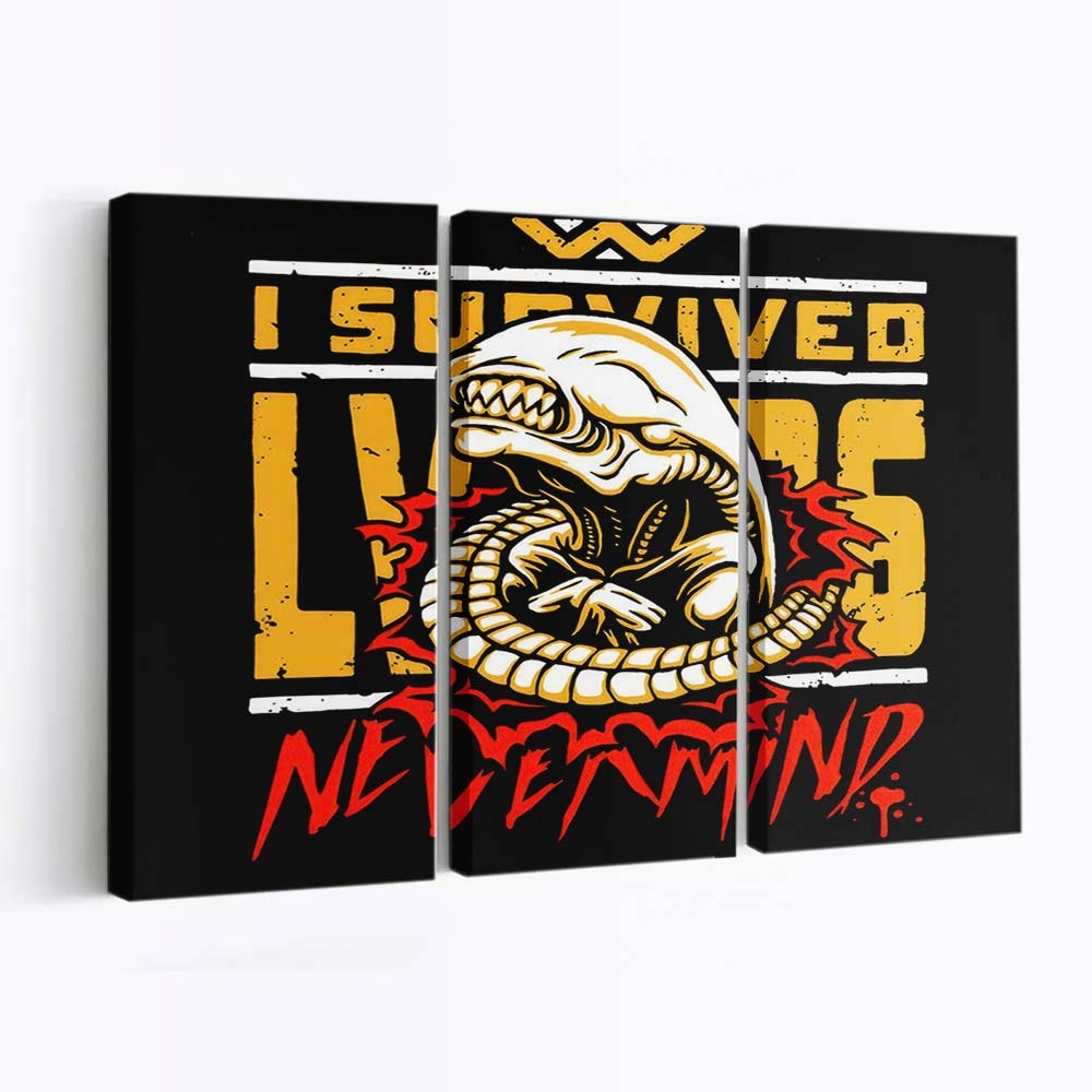 Ich habe Lv-426 überlebt Leinwandbilder - Wanddeko i survived lv 426 standard v2