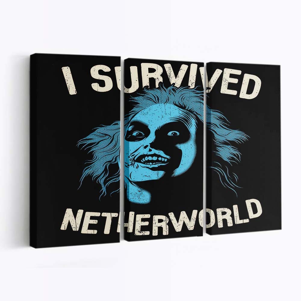 Ich habe die Netherwelt überlebt Leinwandbilder - Wanddeko i survived netherworld standard v2