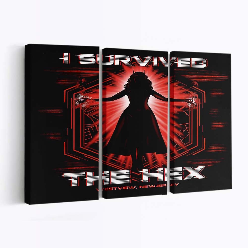 Ich habe die Verhexung überlebt Leinwandbilder - Wanddeko i survived the hex standard v2