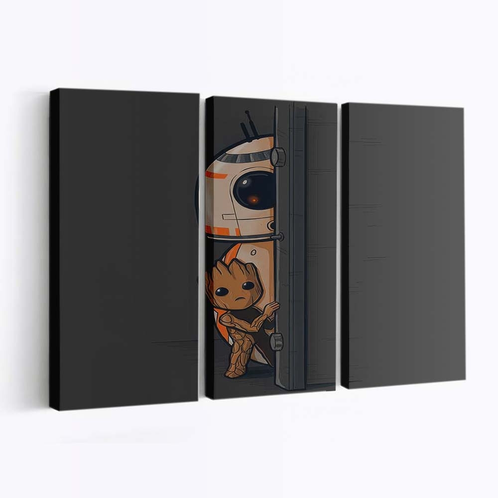 In einer weit, weit entfernten Galaxie Leinwandbilder - Wanddeko in a galaxy far far away standard v2