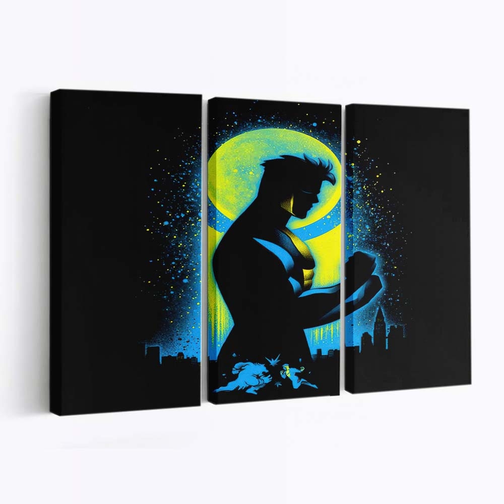 Unbesiegbarer Junge Leinwandbilder - Wanddeko invincible boy standard v2