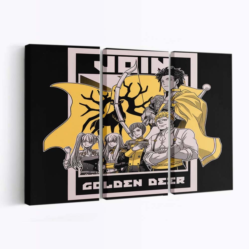 Golden Deer beitreten Leinwandbilder - Wanddeko join golden deer standard v2