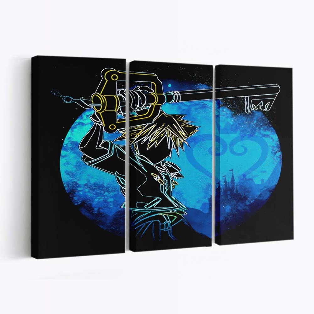 Schlüsselblatt-Kugel Leinwandbilder - Wanddeko keyblade orb standard v2