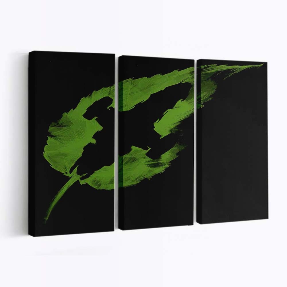 Blatt im Wind Leinwandbilder - Wanddeko leaf on the wind standard v2