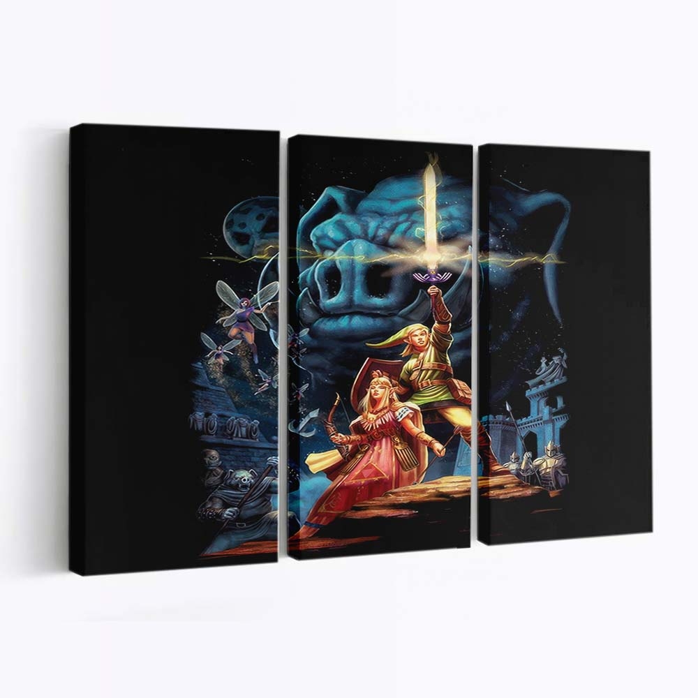 Link-Kriege Leinwandbilder - Wanddeko link wars standard v2