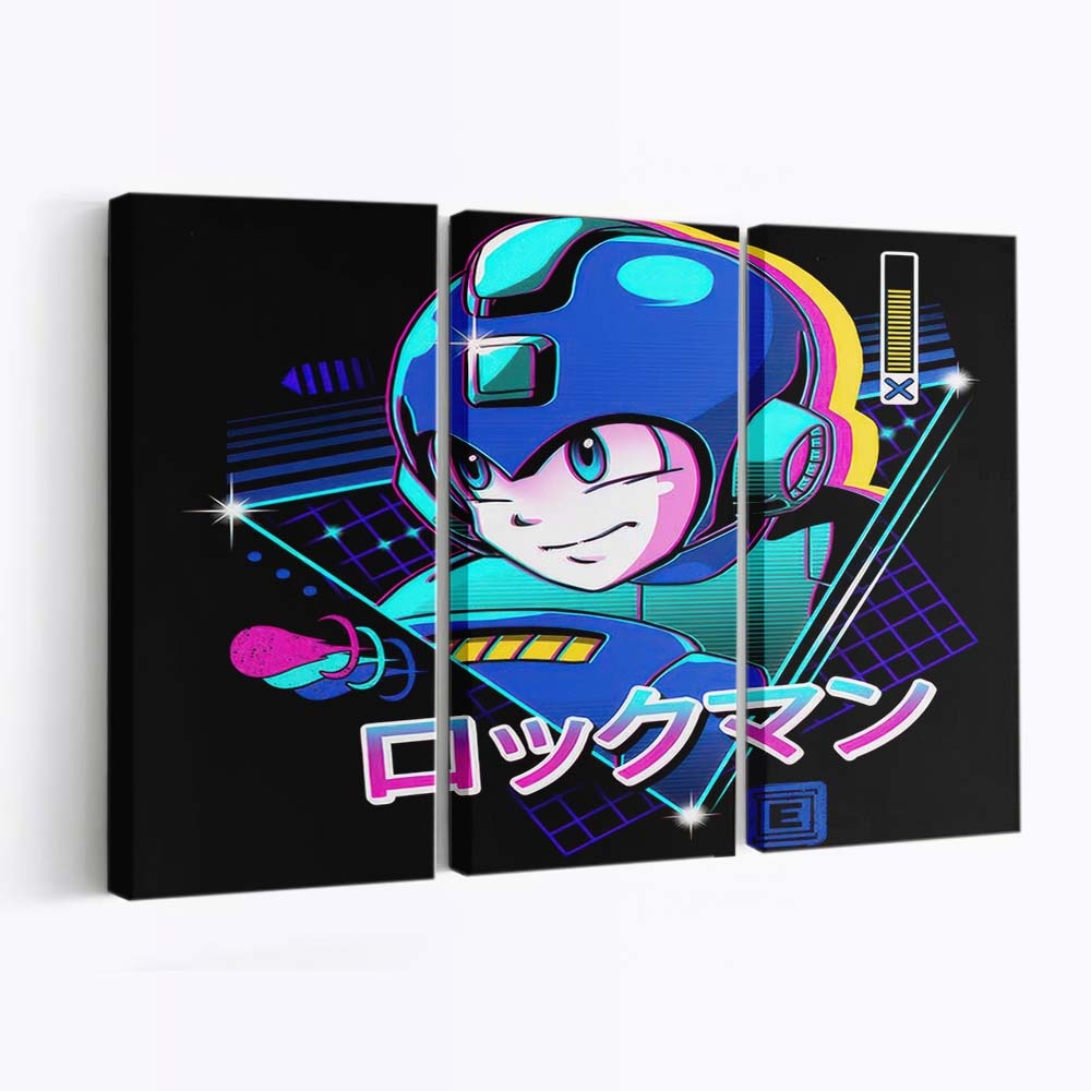 Lofi Blauer Bomber Leinwandbilder - Wanddeko lofi blue bomber standard v2