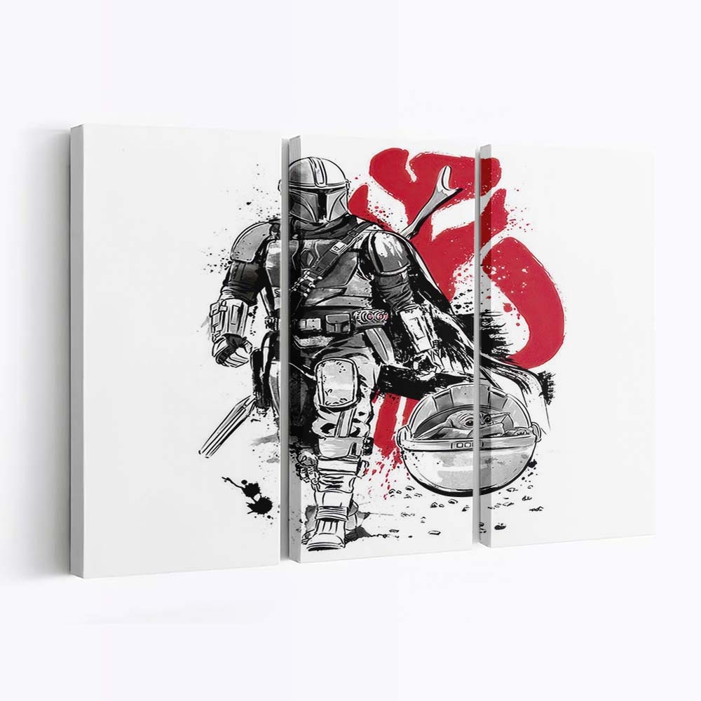 Einsamer Jäger und Becher Leinwandbilder - Wanddeko lone hunter and cup standard v2