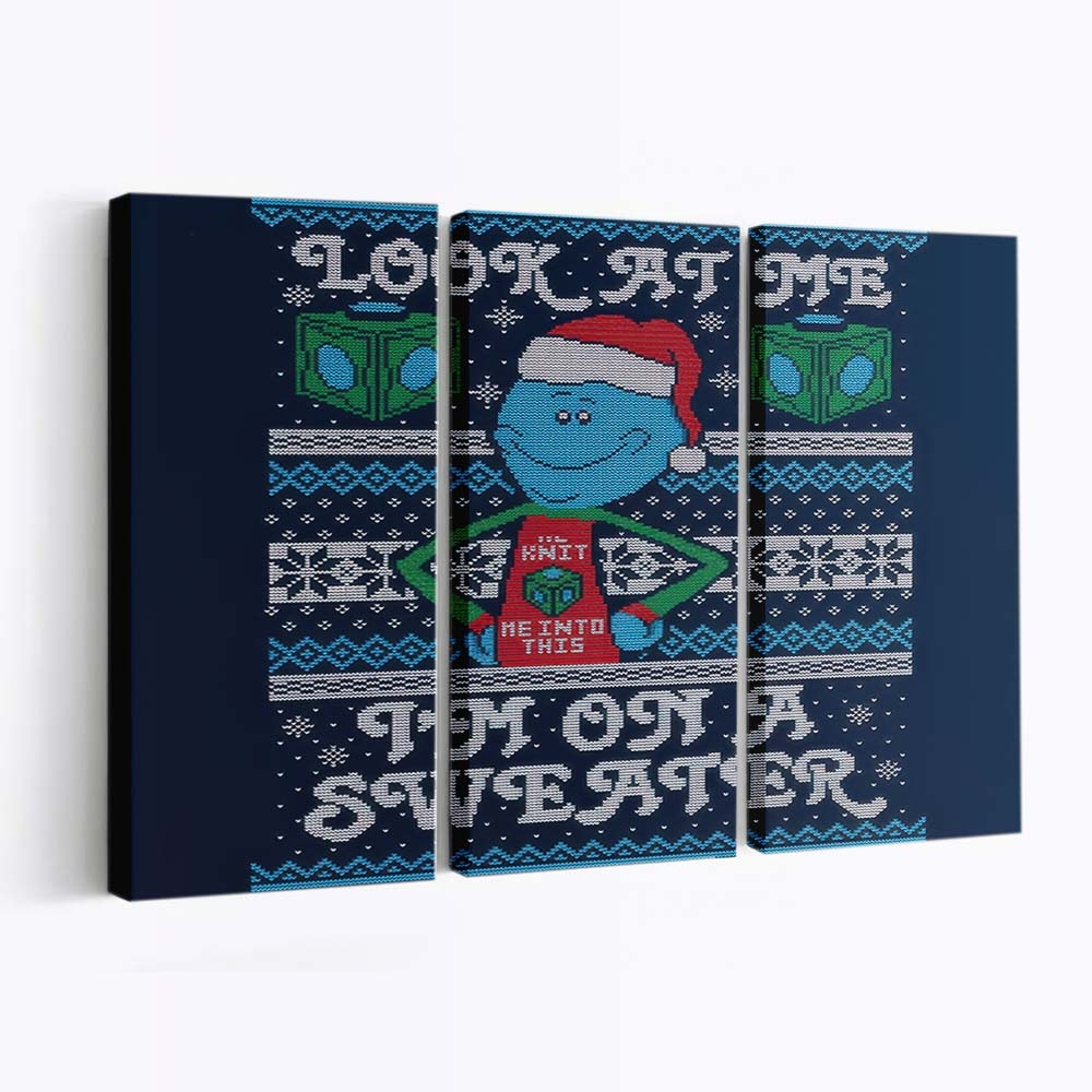 Schau mich an Pullover Leinwandbilder - Wanddeko look at me sweater standard v2