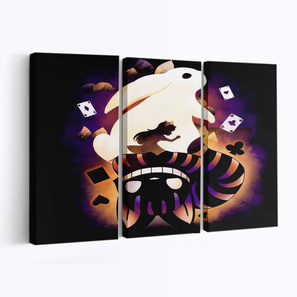 Magisches Kaninchen Leinwandbilder - Wanddeko magical rabbit standard v2