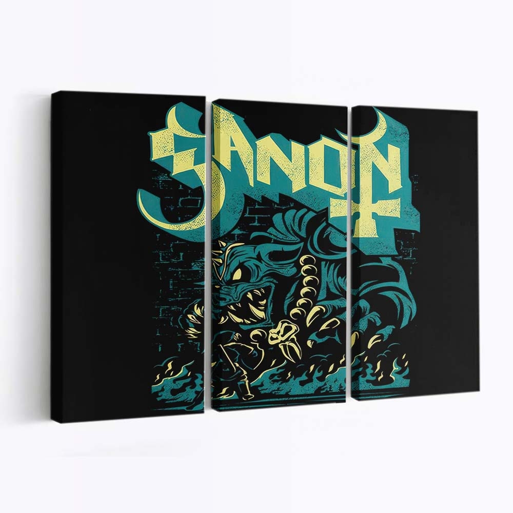 Monströser Fürst der Finsternis Leinwandbilder - Wanddeko monstrous prince of darkness standard v2