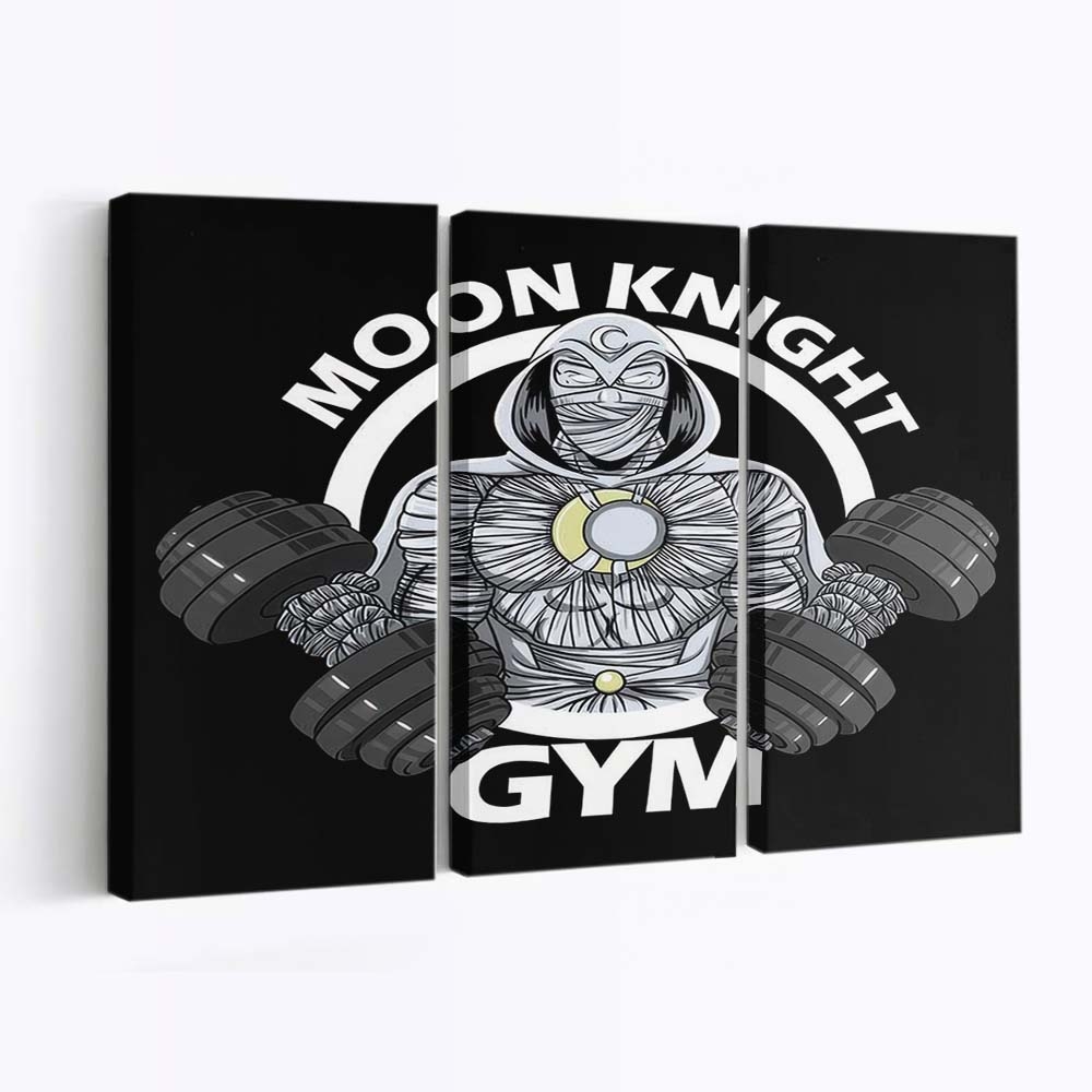 Mond Turnhalle Leinwandbilder - Wanddeko moon gym standard v2
