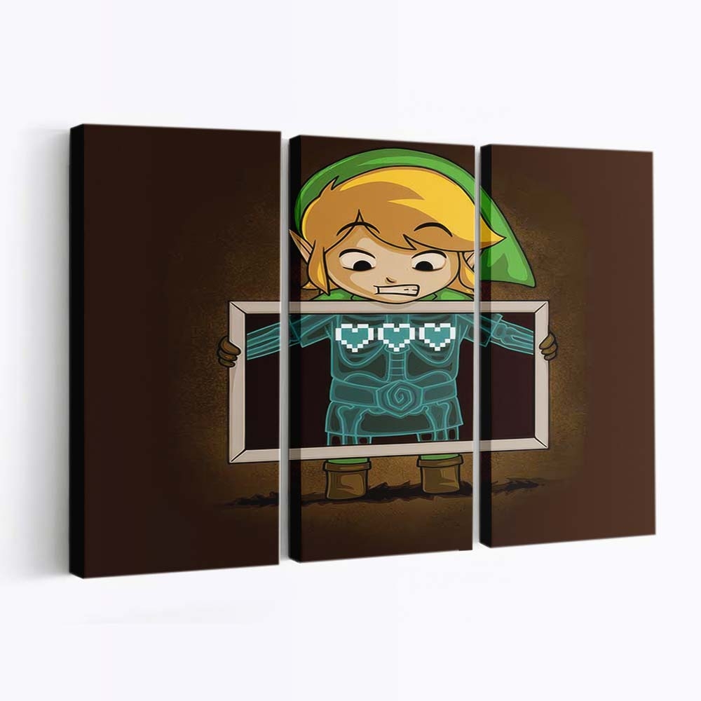 Mehrere Herzen Leinwandbilder - Wanddeko multiple hearts standard v2