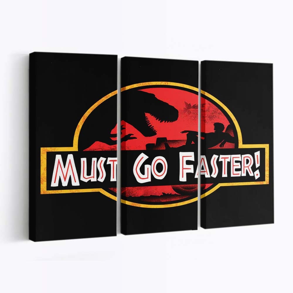 Muss schneller gehen Leinwandbilder - Wanddeko must go faster standard v2