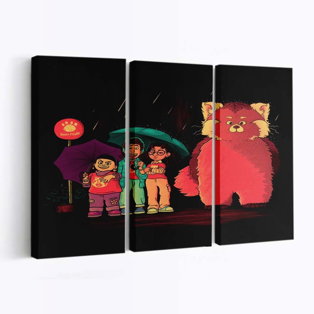 Mein Nachbar Panda Leinwandbilder - Wanddeko my neighbor panda standard v2