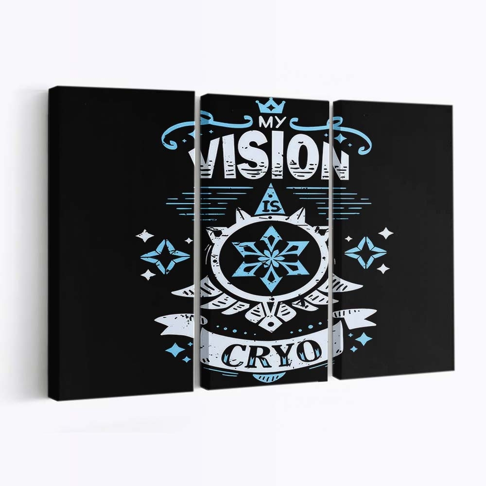 Meine Vision ist Cryo Leinwandbilder - Wanddeko my vision is cryo standard v2