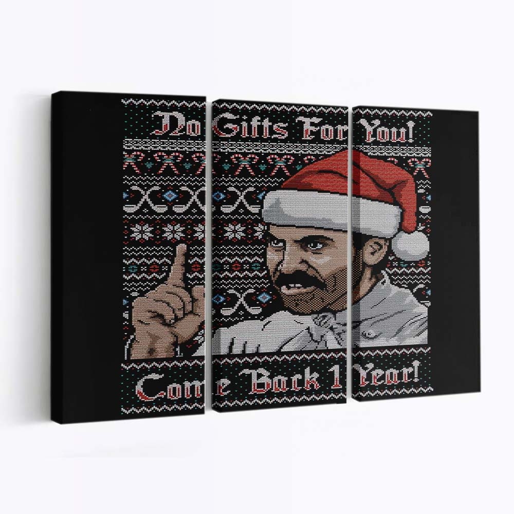 Keine Geschenke Pullover Leinwandbilder - Wanddeko no gifts sweater standard v2