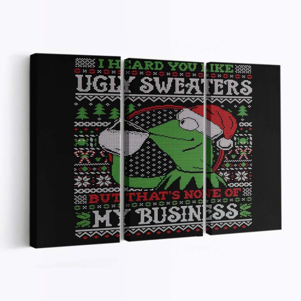 Geht dich nichts an Leinwandbilder - Wanddeko none of your business standard v2