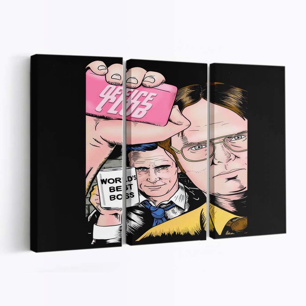 Büro-Club Leinwandbilder - Wanddeko office club standard v2