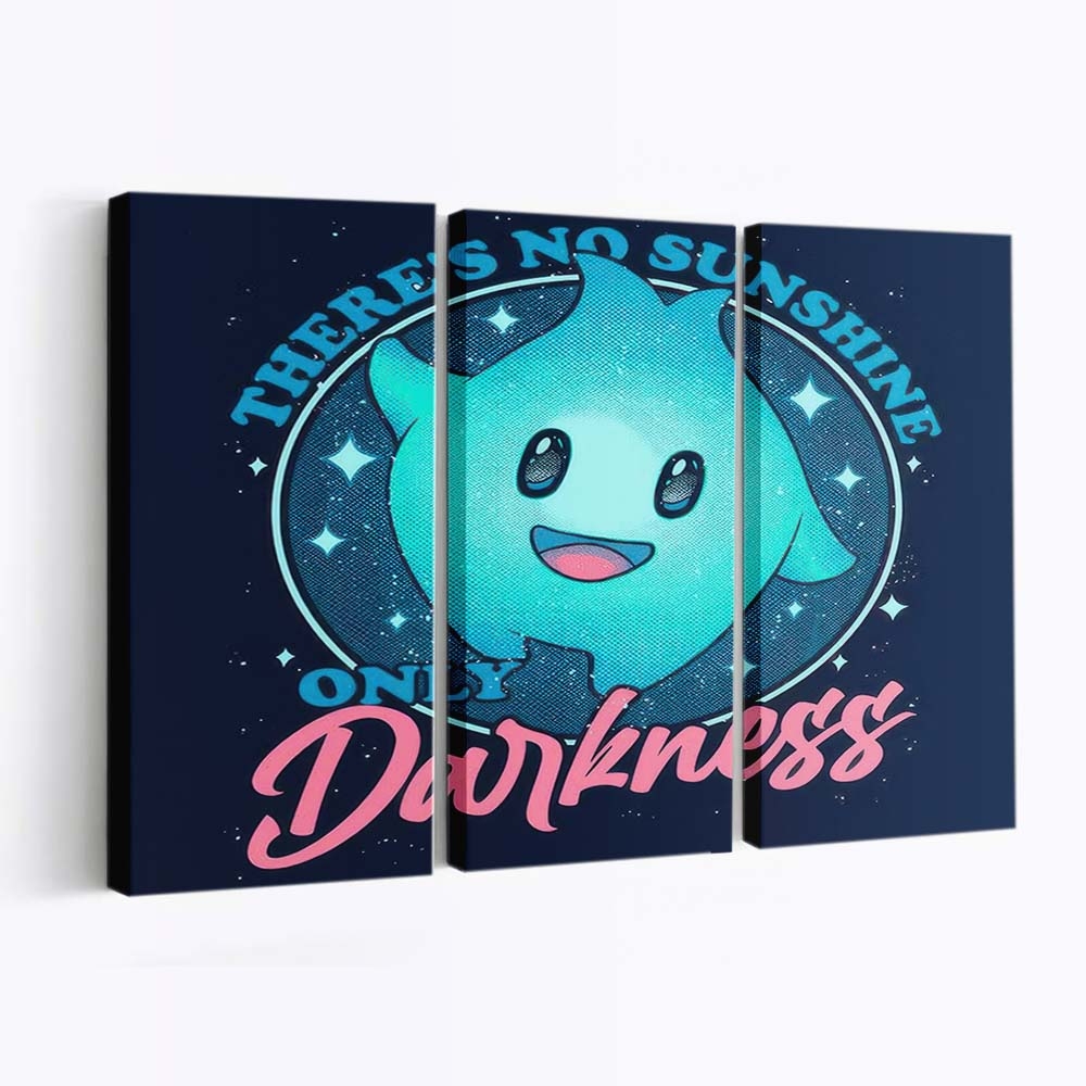 Nur Dunkelheit Leinwandbilder - Wanddeko only darkness standard v2