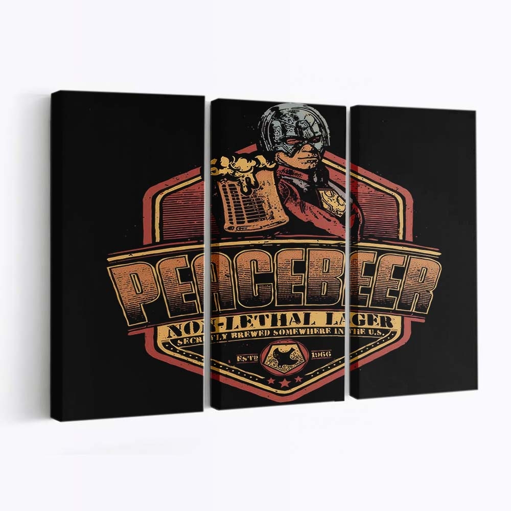 Friedensbier Leinwandbilder - Wanddeko peace beer standard v2