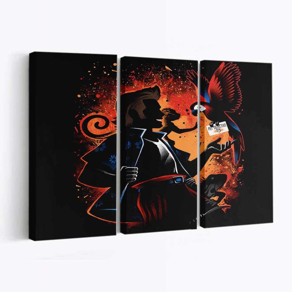 Haustier-Detektiv Leinwandbilder - Wanddeko pet detective standard v2