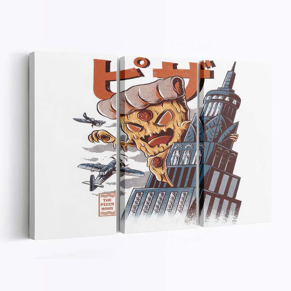 Pizzakönig Leinwandbilder - Wanddeko pizza king standard v2