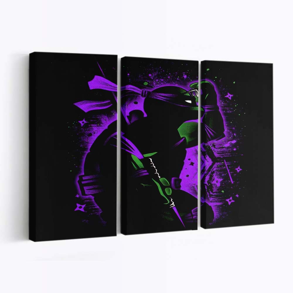 Lila Intellektueller Ninja Leinwandbilder - Wanddeko purple intellectual ninja standard v2