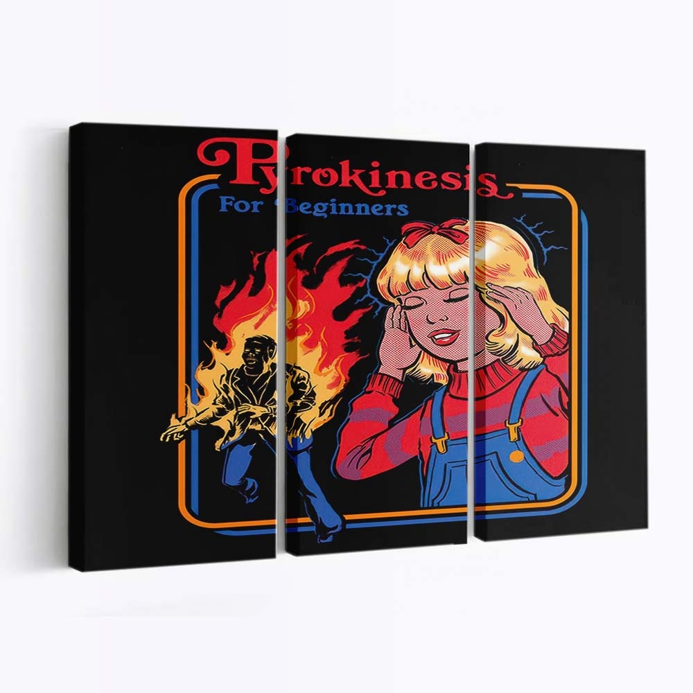 Pyrokinese Leinwandbilder - Wanddeko pyrokinesis standard v2