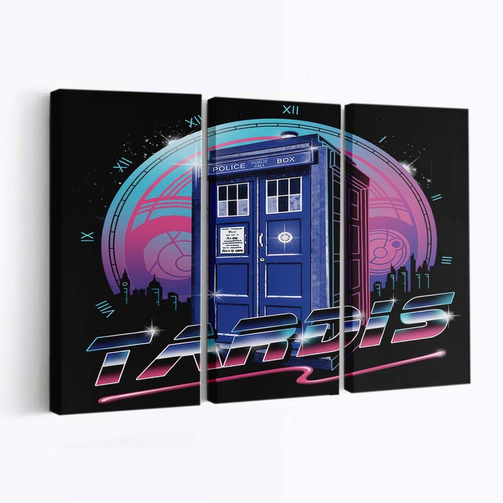 Rad Tardis Leinwandbilder - Wanddeko rad tardis standard v2