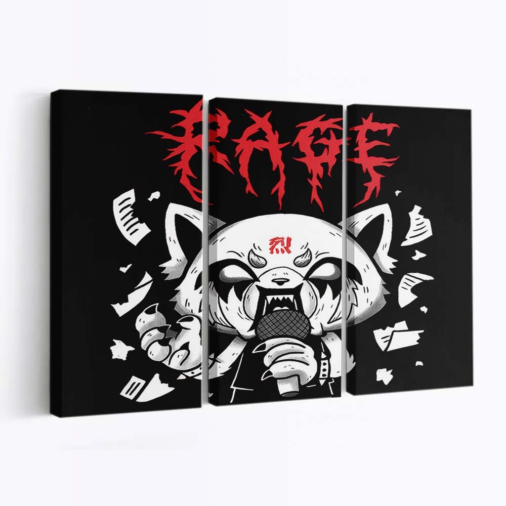 Wut-Stimmung Leinwandbilder - Wanddeko rage mood standard v2