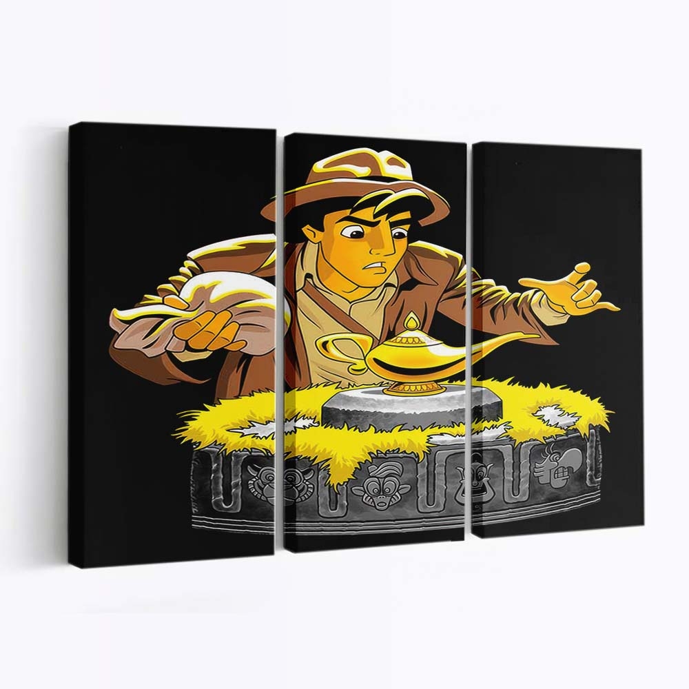 Raiders Of The Lost Lampe Leinwandbilder - Wanddeko raiders of the lost lamp standard v2