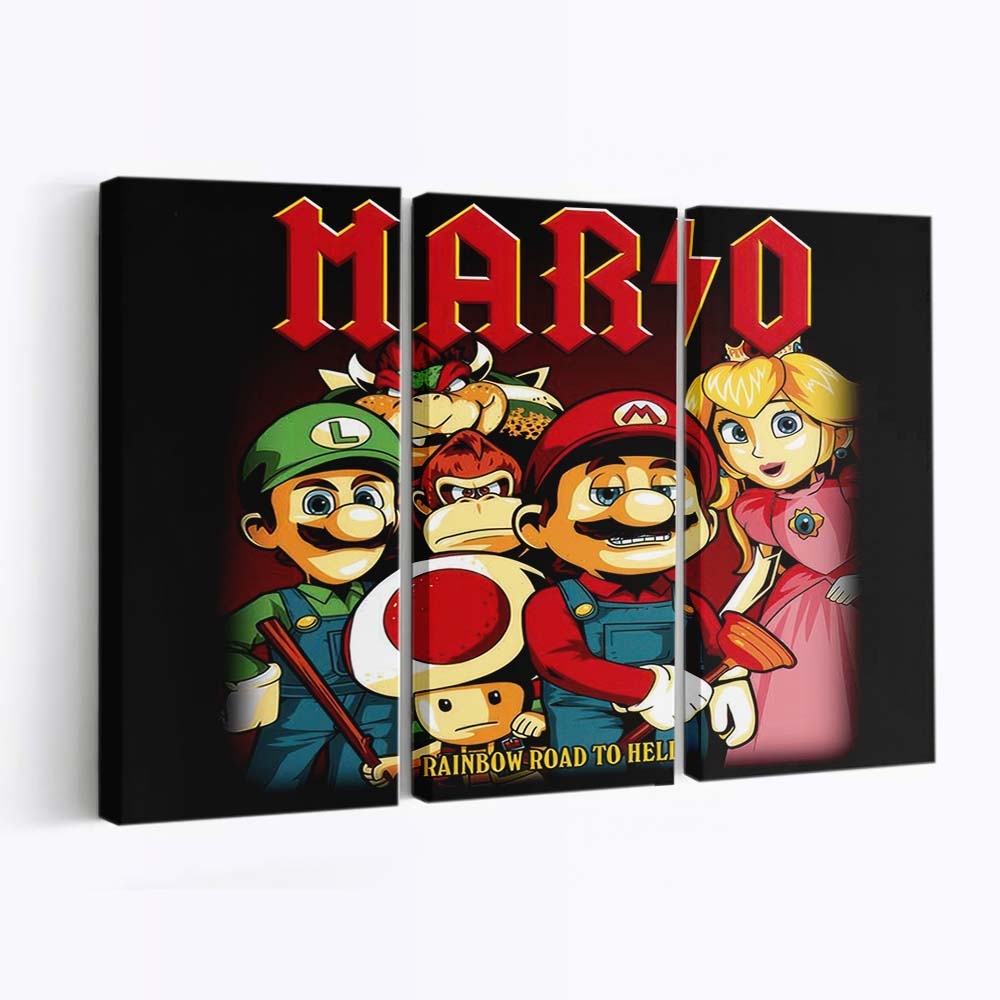 Regenbogen zur Hölle Leinwandbilder - Wanddeko rainbow to hell standard v2