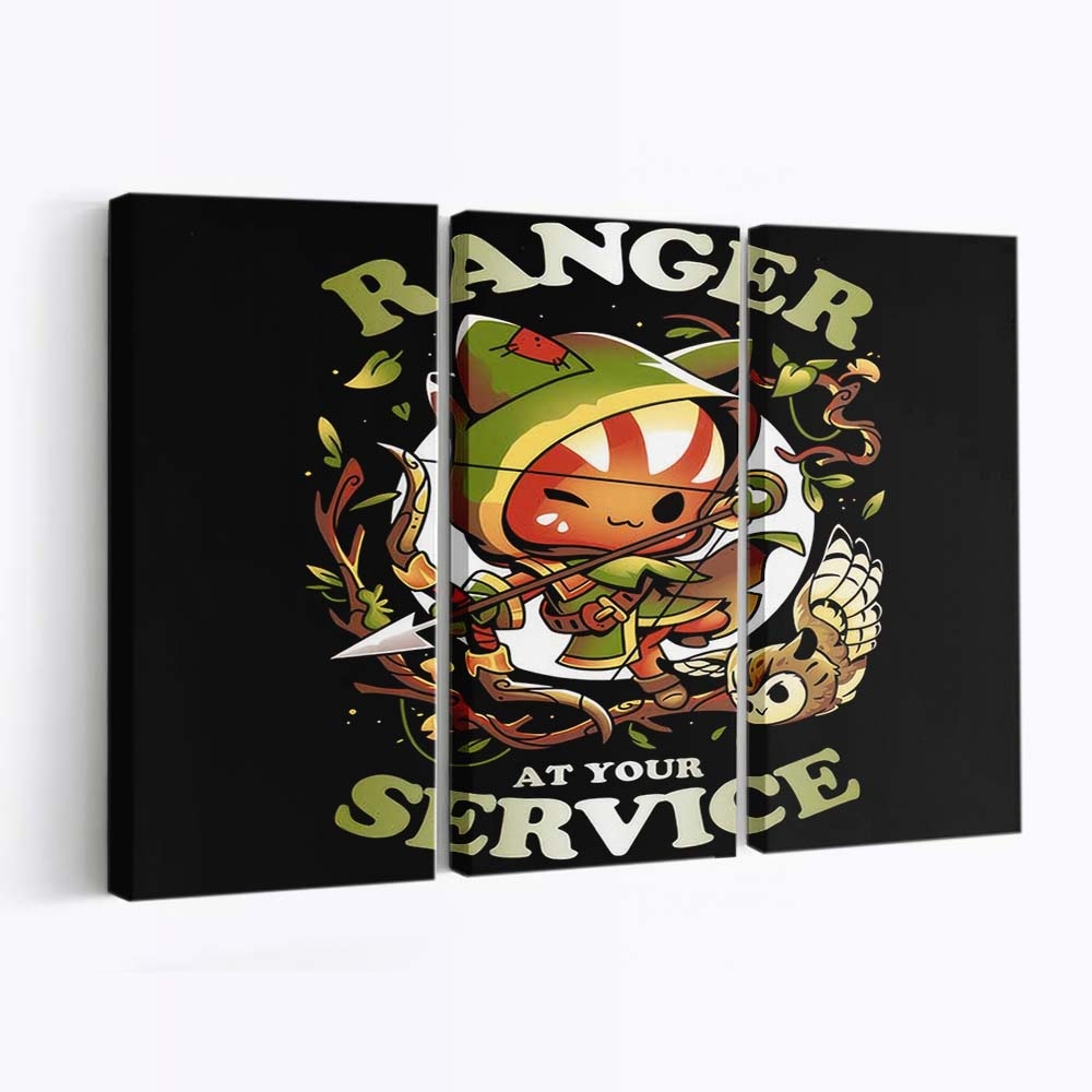 Ranger zu Ihren Diensten Leinwandbilder - Wanddeko ranger at your service standard v2