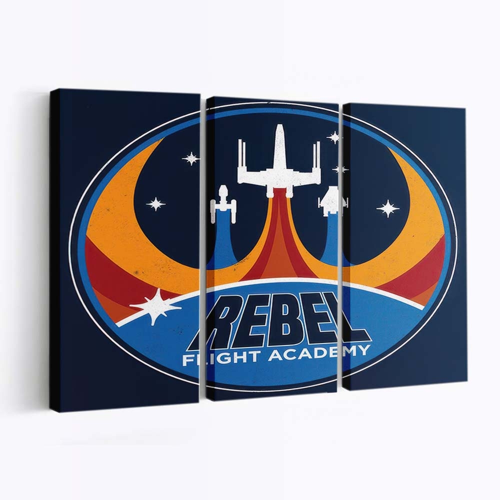 Rebel Flight Academy Leinwandbilder - Wanddeko rebel flight academy standard v2