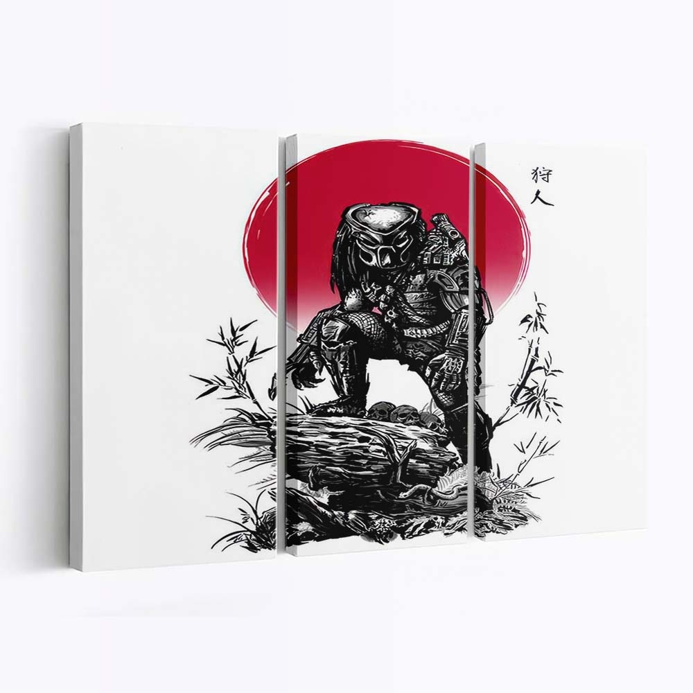 Roter Sonnenjäger Leinwandbilder - Wanddeko red sun hunter standard v2