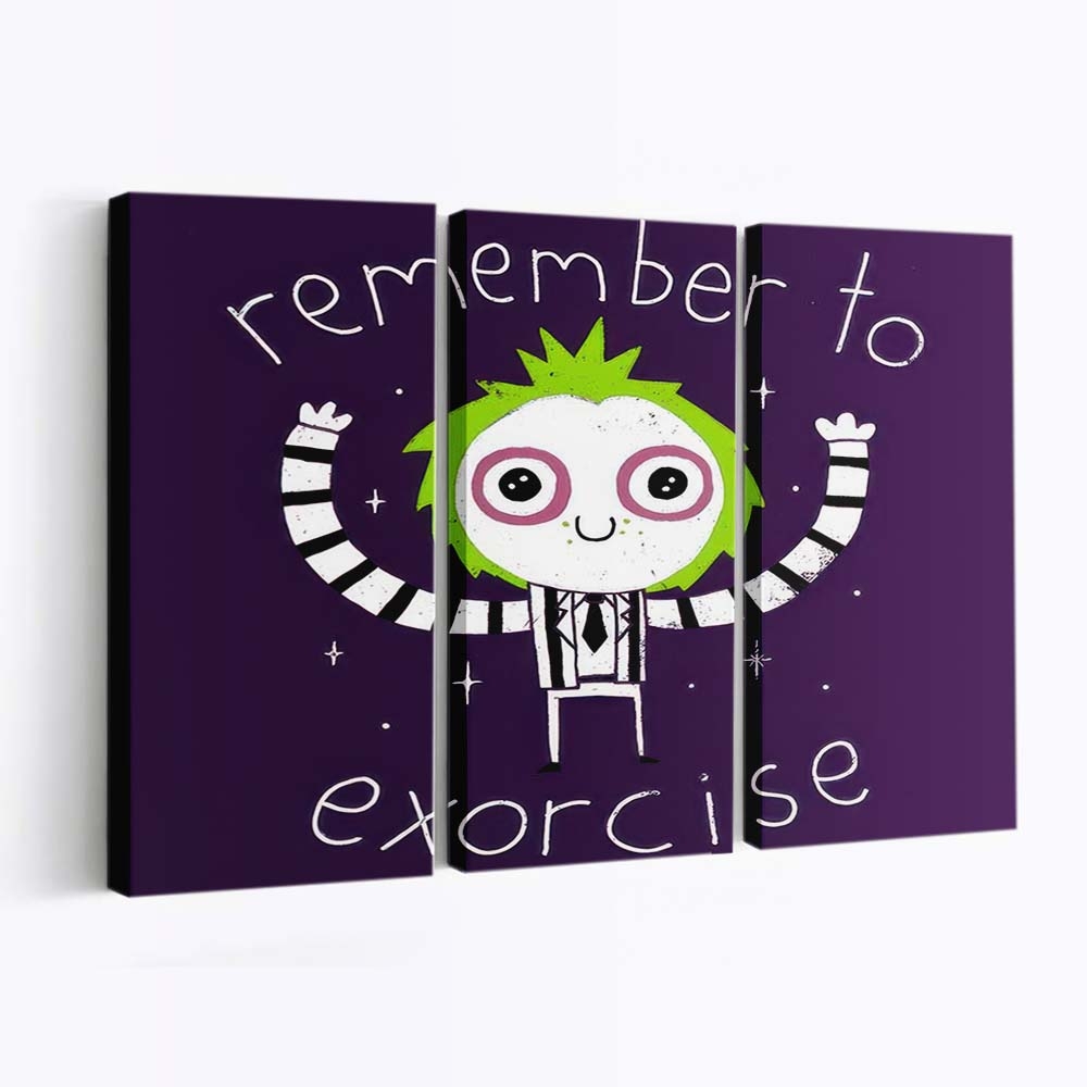 Erinnere dich an den Exorzismus Leinwandbilder - Wanddeko remember to exorcise standard v2